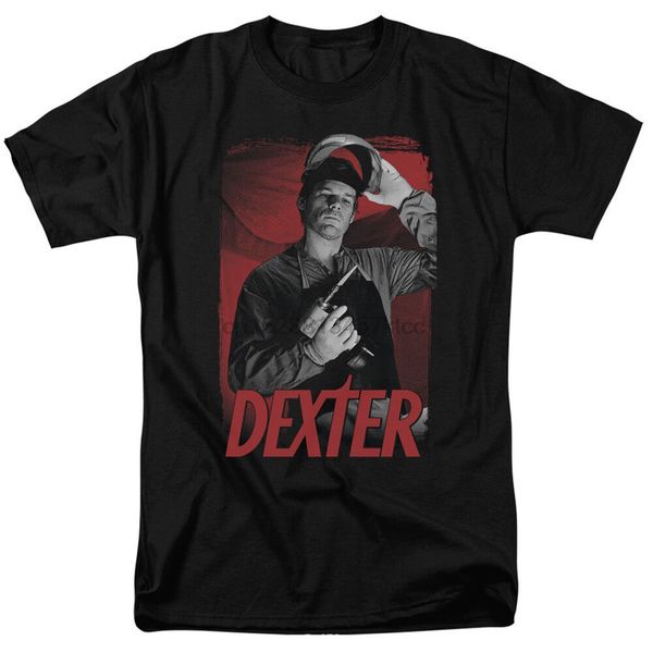 

dexter tv show dexter with power tool see saw licensed t-shirt all sizes new funny tee shirt sport hooded sweatshirt hoodie