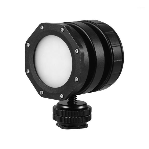 

flash heads 5600k cri 95+ dimmable waterproof mini led video diving light fill-in lamp underwater 3m with -shoe mount usb for 7/6/51