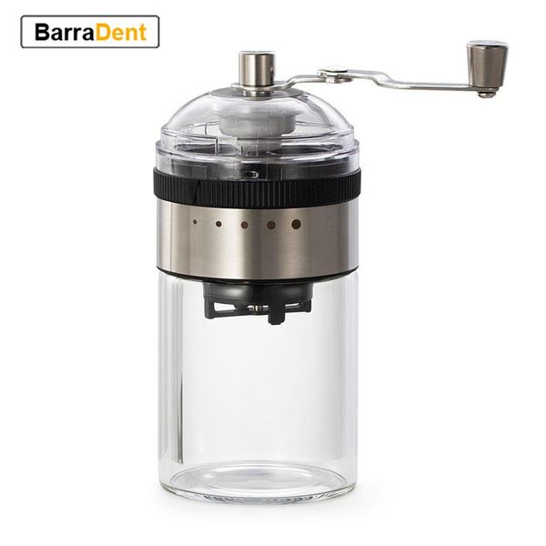 

electric coffee grinders manual bean grinder portable hand crank ceramic conical burr mill coarseness adjustable for espresso french cold br