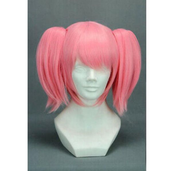 Wig Rose Pigtail, Cosplay Miku Vocaloid, Puella Magi Madoka Magica