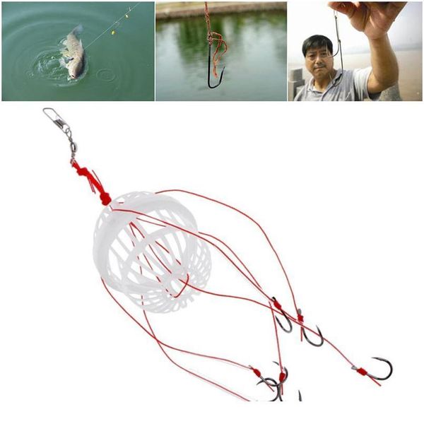 

sea fishing tackle with 6 solid durable carbon steel fishing hook outdoor fishhook carp fishing accessorie sqcsoa