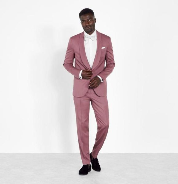 

men's suits & blazers fashion pink 2 pieces formal mens pants plus size groom man coat business wedding blazer (jacket+pants), White;black