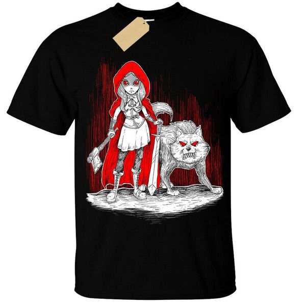 

dark red riding hood tops тройника рубашки мужские зла gothic wolf футболка двадцатый тридцатый сороковой пятидесятый день рождения спорта с