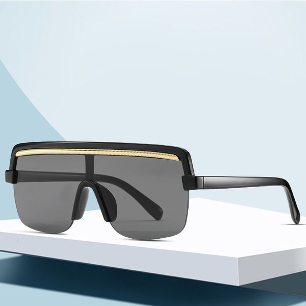 

large frame one-piece sunglasses 2077 gradual change ocean piece personalized women's sunglasses designer aws, White;black