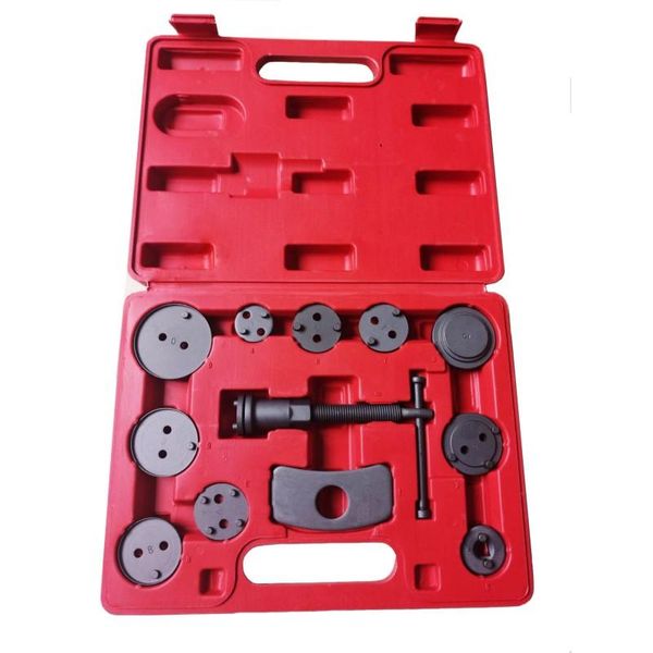 

12pcs/set auto universal precision disc brake caliper wind back brake piston compressor tool kit for auto garage repair tools
