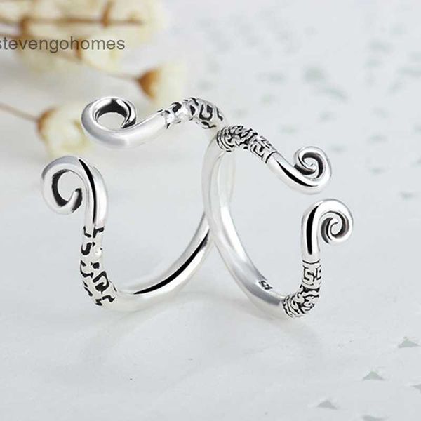 

journey talk fashion gold about hoop curse to the west creative opening lovers ring jewelry, Silver