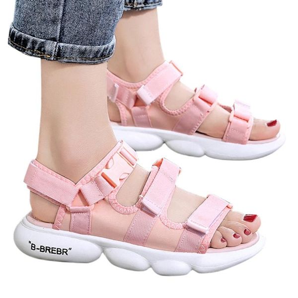 

woman shoes sandals cloth thick bottom letter solid shallow mid heel casual solid dignified sandals women summer shoes, Black