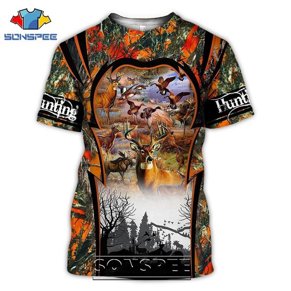 

deer hunting animal boar duck hunter camouflage 3d print shirts hippie graphic graphic men clothing