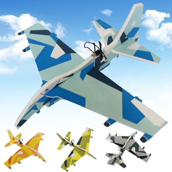

drone kids toys plane model diy hand throw flying glider planes baby toys for children glider trick drone foam airplane toy gift