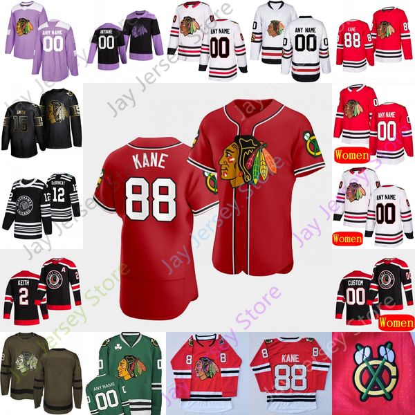 

chicago blackhawks ice hockey jersey alexander nylander brandon pirri zack smith carl soderberg dylan strome subban suter wallmark zadorov, Black;red