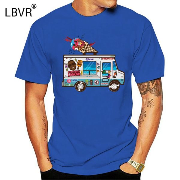 

2019 round neck t-shirt mens summer mens short t-shirt guwops ice cream truck sport hooded sweatshirt hoodie