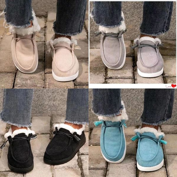

6wupl winter waterproof cotton snow boots new women non-slipkid boot cotton winter boots female plus warm velvet comfortable, Black