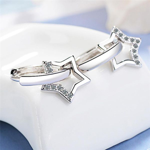 

zircon star tassel earrings women small fresh all-match earrings 2020 new fashion elegant cute star earring oorbellen, Golden;silver
