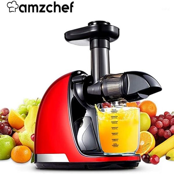 

amzchef slow juicer fruit juicer machine cold press extractor filter quiet motor juice easy wash electric1