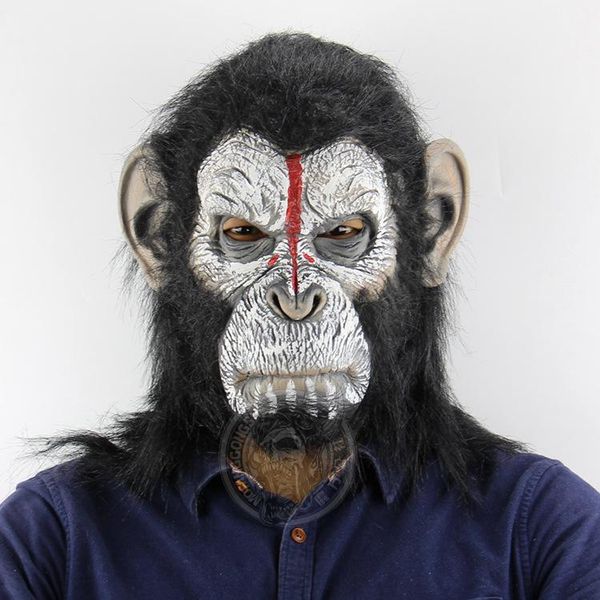 

2018 orangutan headdress halloween horror scary animal monkey mask festive atmosphere for mask halloween party festival gift1