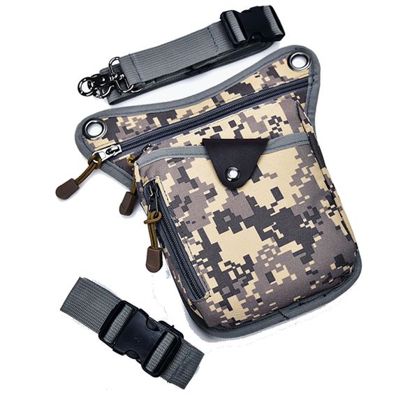 Ciclismo Tactical Leg Bag Shoulder Messenger Casual da uomo Molle Fans militari Marsupio sportivo in nylon