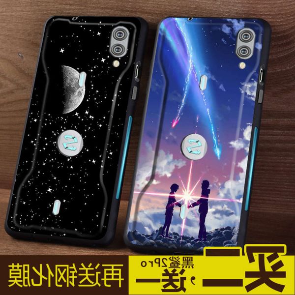 

1dwvioblack shark 2pro protective dlt-a0 mobile phone silicone soft case anti falling frosting