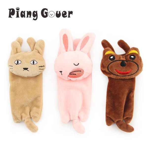 

cat toys 3pcs/lot toy bear pet with bells squeaking animals mint