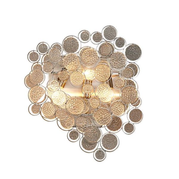 

nickel modern wall lamp creative design home decor wall sconce living room bedroom bedside bathroom corridor lamp lights