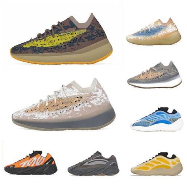 

2021 kanye west 380 v3 running shoes pepper blue oat alien mist 3m reflective men women sport sneakers runner shoe sports shoes