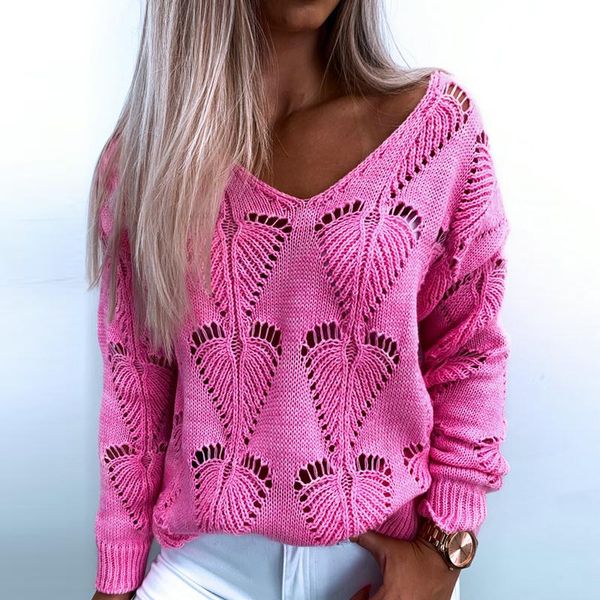 

fashion low cut solid color hollow out long sleeve women blouse women see through and shirt, White
