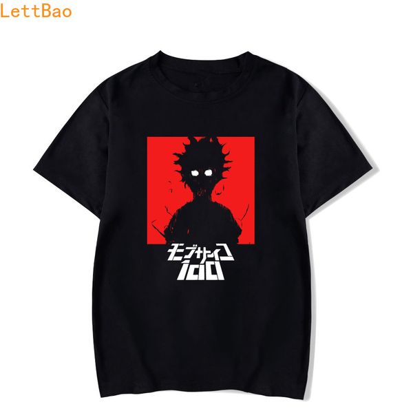 

спорт streetwear лето 2020 новый популярный loot crate аниме mob psycho 100 мужчин черная хлопковая футболка размер xs-3xl удобная ткань
