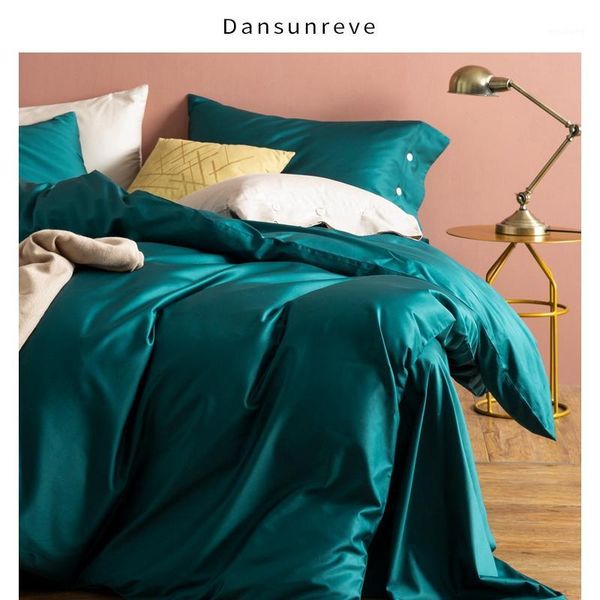 

bedding sets dansunreve set egyptian cotton duvet cover bed sheets and pillowcase  king size blue green grey1