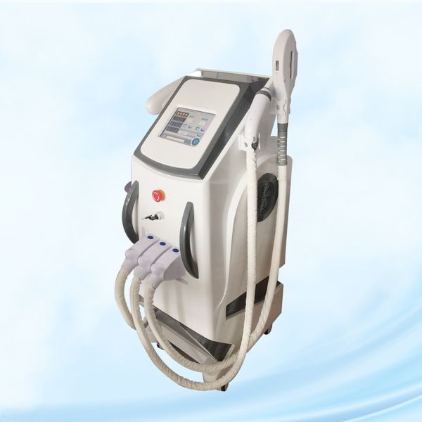 

new design multifunctional laser equipment ipl nd yag rf laser hair removal beauty machine, Black