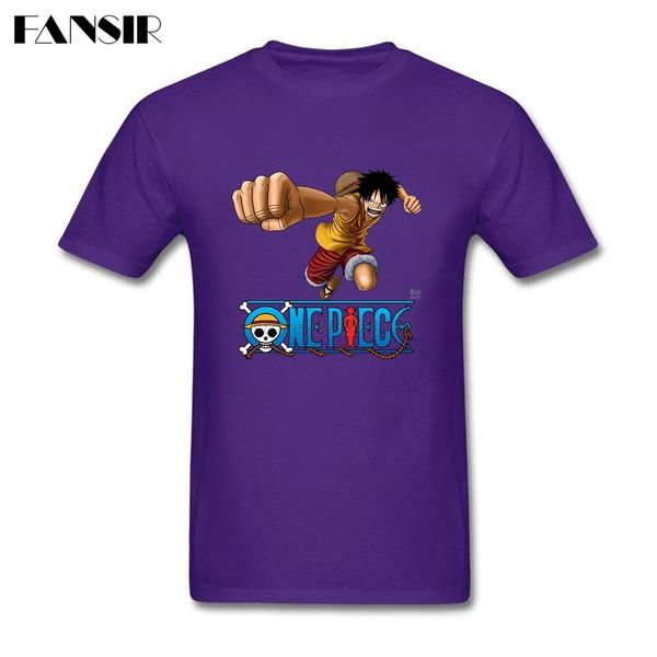 

спорт высокого качества tee рубашки мужчины белый с коротким рукавом пользовательские one piece горение крови луффи аниме подростковый марка