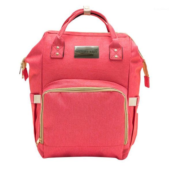 

muqgew mummy bag color waterproof multi-function backpack handbag maternity baby carriage bag backpack #ew1