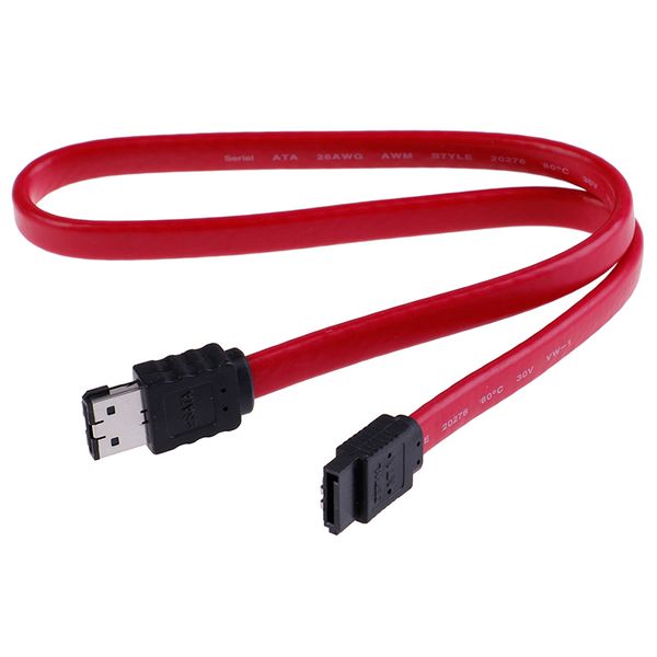 

адаптер экранированный 0.5m / 1m esata к serial ata внешний sata cable adapter 7 контактный разъем конвертатор