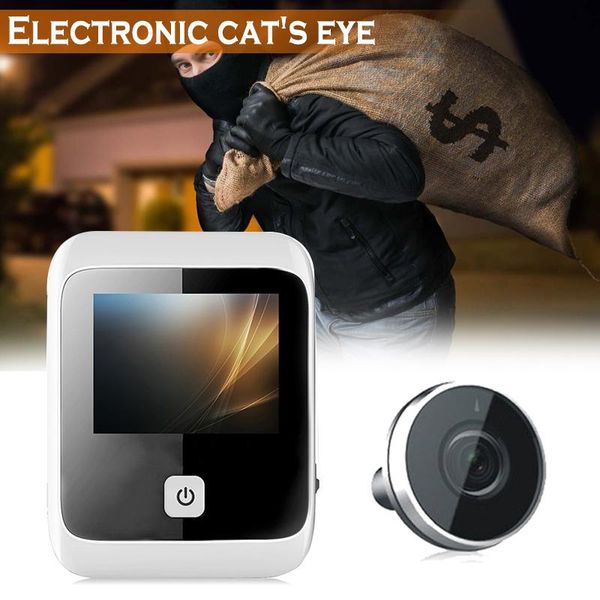 

doorbells 3.0inch lcd digital viewer door eye doorbell video intercom hd camera anti-theft