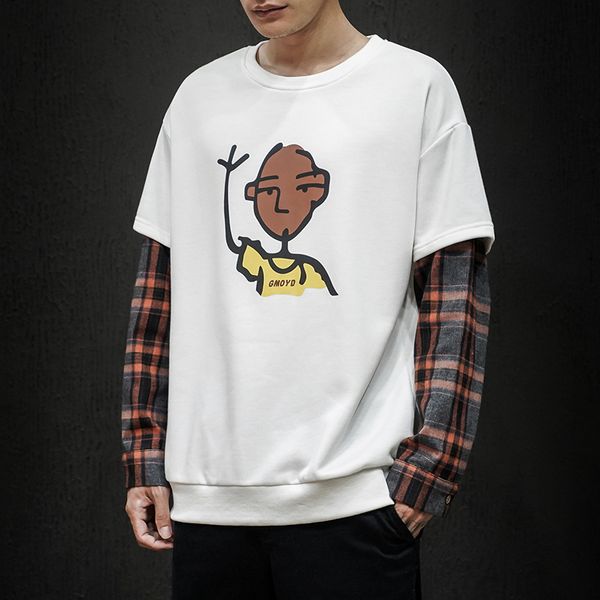 

2021 new autumn spring hoodies of black men hip hop punk pullover streetwear fashion clothes oversize 5xl 51tb