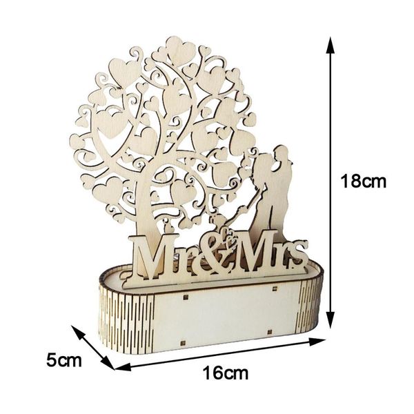 

fengrise mr mrs годовщина свадьбы подарок для жены деревянные украшения обручальное деревенское венчание и партия события deco wmtfev bdegar
