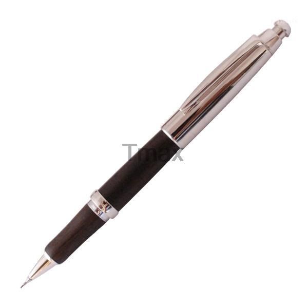 

mitsubishi uni m5-5015 mechanical pencil 0.5mm oak wood + plated metal automatic pencil writing supplies office & school1
