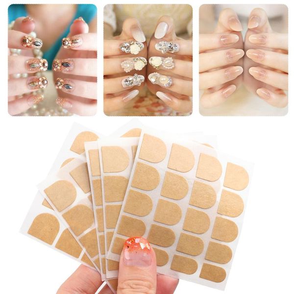 

ultra false nail adhesive tapes thin false nail tape transparent double sided extension tool, Red;pink