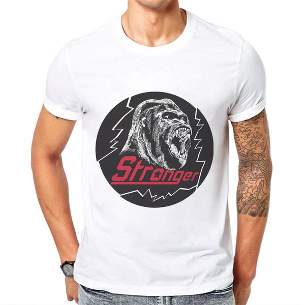 

men half sleeve casual mens cartoon creative orangutan printing male hipster tee poleras hombre hooded sweatshirt hoodie men t shirt