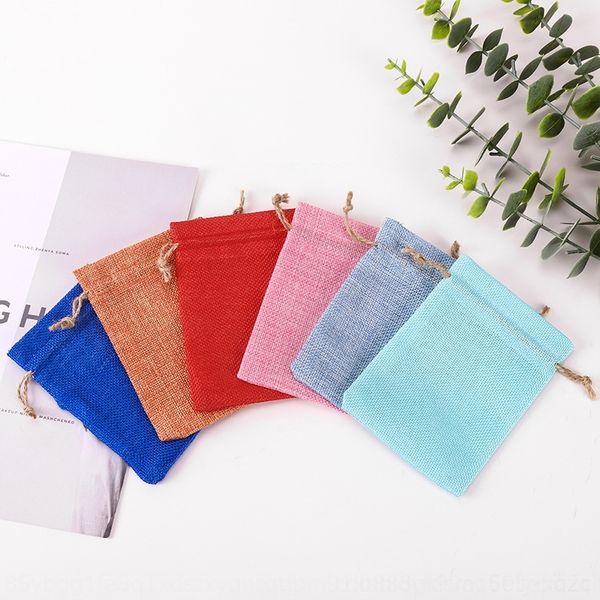 

vaahf imitation hemp bag pocket small cloth sundry sundry be printed imitation hemp bundle pocket small cloth bag jewelry jewelry can bundle