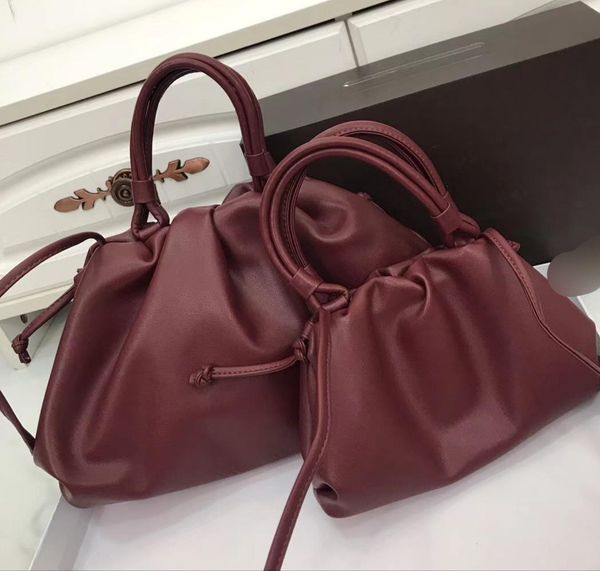 

высокое качество оптовой моды натуральной кожи женщин это облачное мешок партии мешки реальные кожаные сумки мешок сцепления большой размер