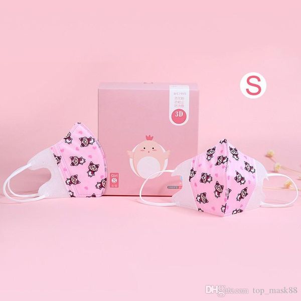 

pm2.5 children anti-pollution masks boys girls cartoon mouth face masks kids anti-dust breathable earloop washable reusable cotton mask mk16