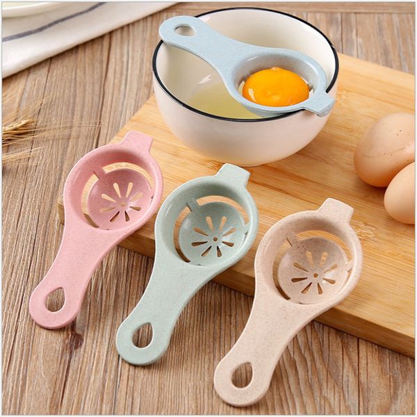 

1pc 13*6cm plastic egg separator white yolk sifting home accessories chef dining cooking kitchen gadgets kitchenware,q