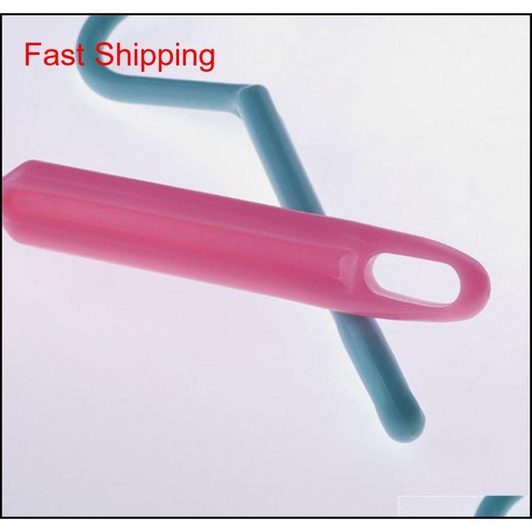 

2pcs/lot portable toilet brush scrubber v-type cleaner clean qylons dh_seller2010