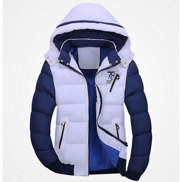 

wholesale- new 2016 brand winter jacket men warm down jacket casual parka men padded winter jacket casual handsome winter coat men1, Black