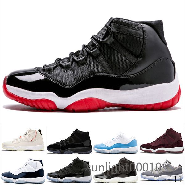 

11s platinum tint concord 45 mens basketball shoes 11 cap and gown blackout stingray gym red midnight navy bred space jams sports yue5