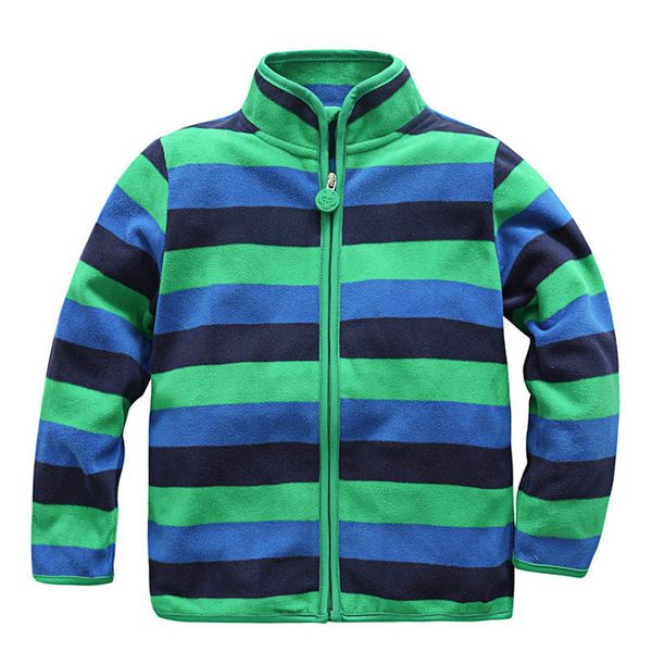 

new 2020 spring autumn children kids boy girl hoodies baby boys stripe fleece jackets and coats kids girls sweatshirt lj200811, Black