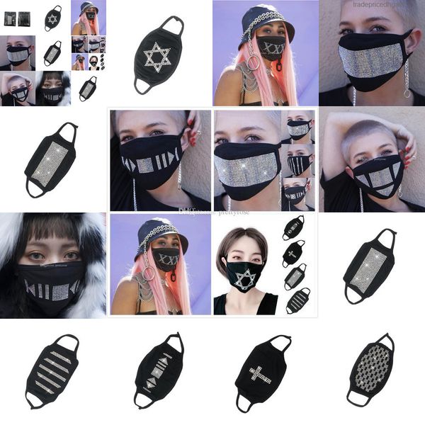 

factory9c6qsequins dustproof bling mask rhinestone pm2.5 protective fashion mouth cover wa y8w9 9wrq