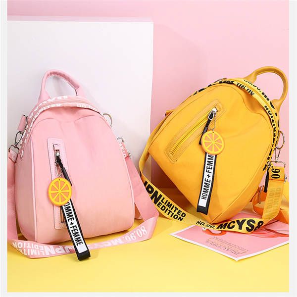 

women travel backpack women 2020 new fashion small backpack oxford high capacity travel student backpack, Black;red