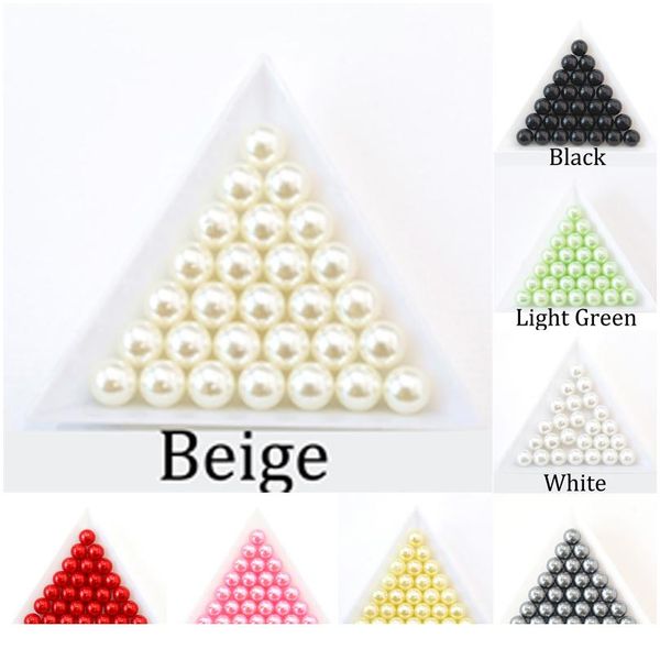 

no hole white black abs imitation pearl loose pearls beads for diy garment clothing shoes beads jewelry making acc bbymox