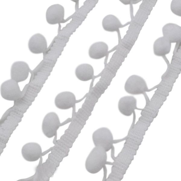

4.5 yard sewing accessories lace fabric pompom trim pom pom decoration tassel ball fringe ribbon diy material craft apparel bbyfzr