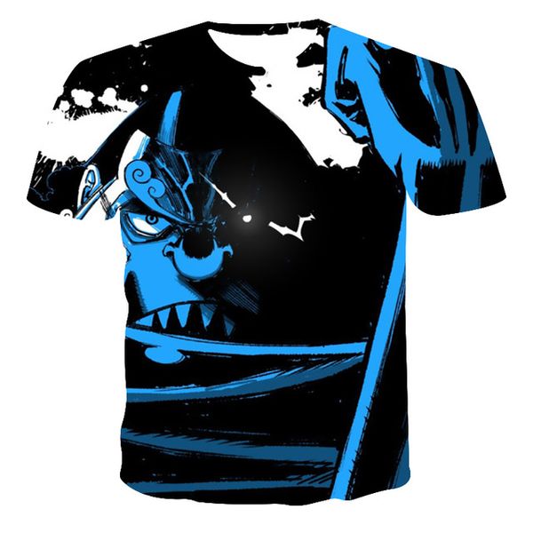 

summer men 3d anime illustration printing breathable printing 3d print shirts harajuku aesthetic harajuku men clothing